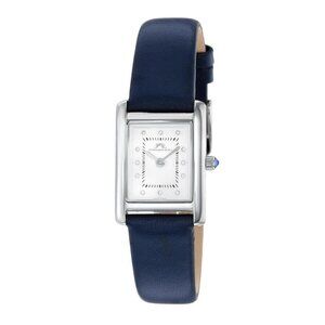 NWT Authentic Porsamo Bleu Karolina Quartz Diamond White Dial Women's Watch